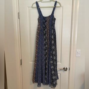 Free People Smocked Print Dress